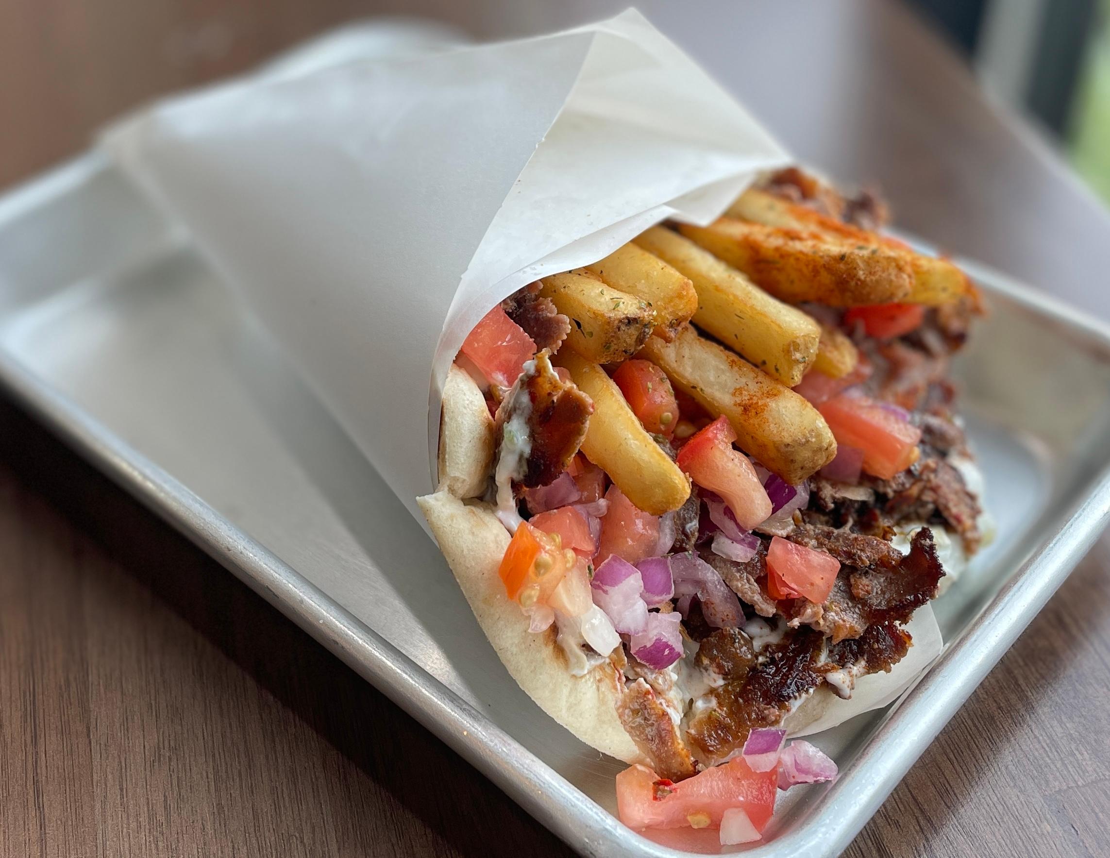 TRADITIONAL PORK GYRO.