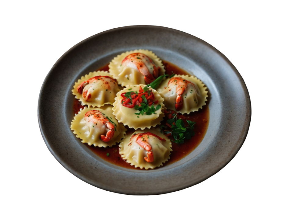 Lobster Ravioli.
