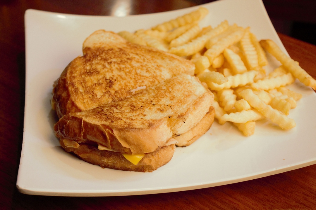 DOUBLE GRILLED CHEESE.