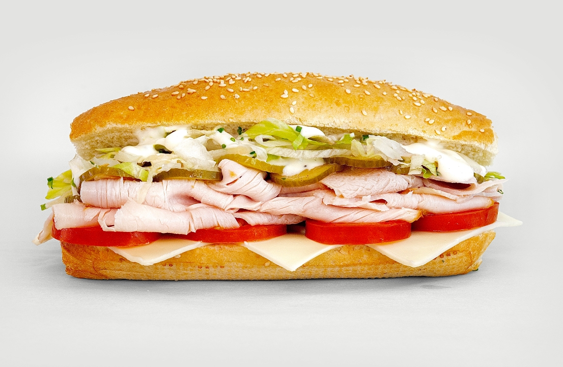 Smoked Turkey Breast & Gruyere Cheese.