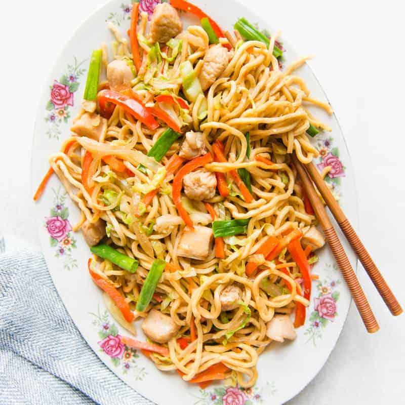 Chicken Hakka Noodles.