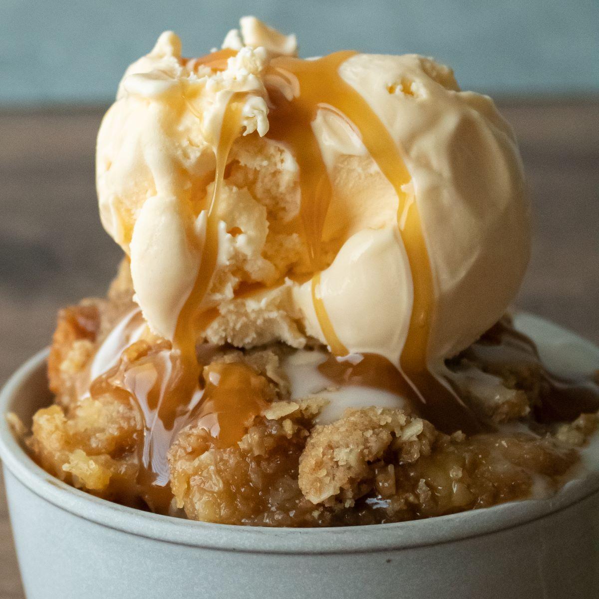 Caramel Crisp Bread Pudding.