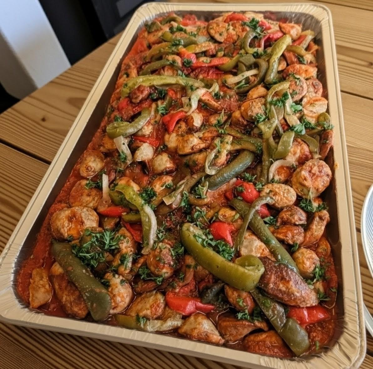 Sausage and Peppers.