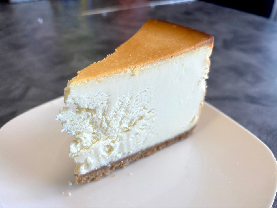 Mile-High NY Cheesecake.