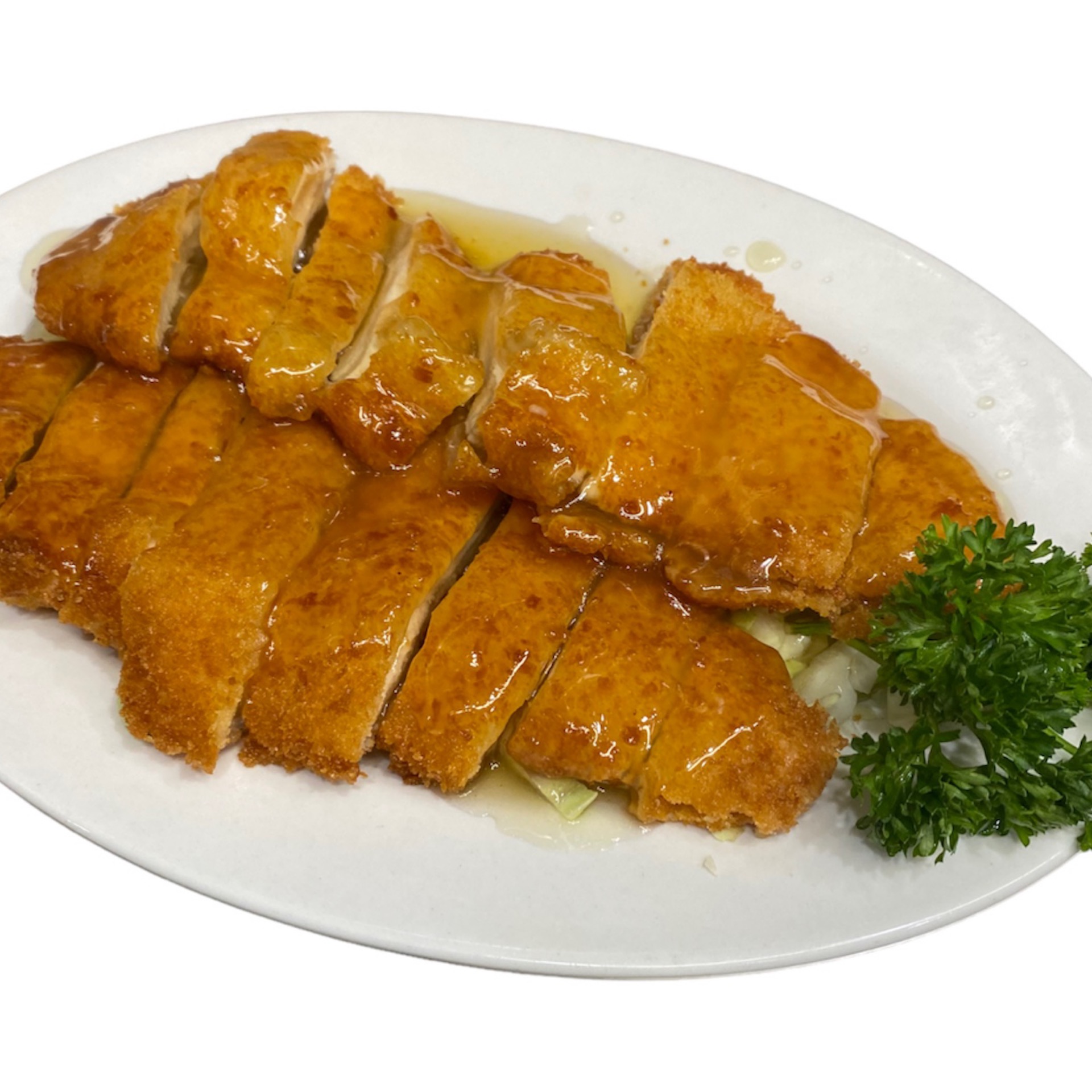 Crispy Fish In Lemon Sauce.