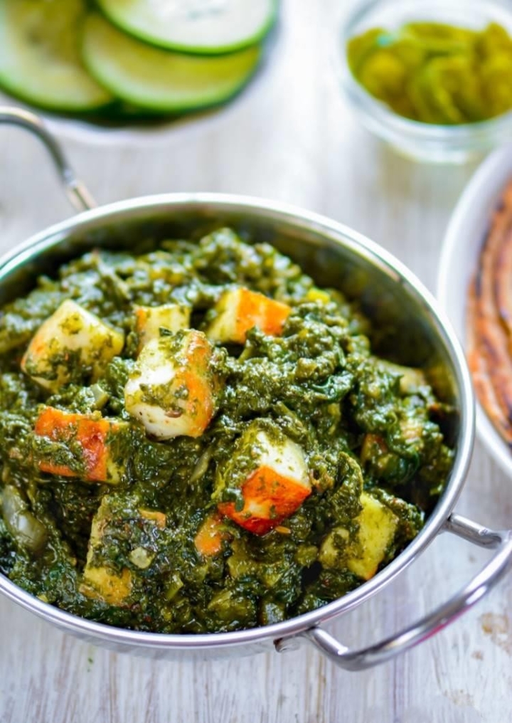 Palak Paneer.