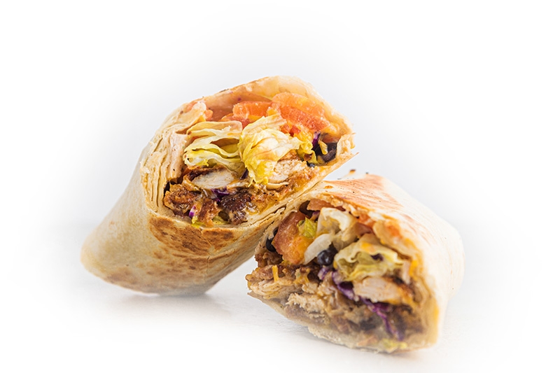 Southwest Chicken Tender Wrap.