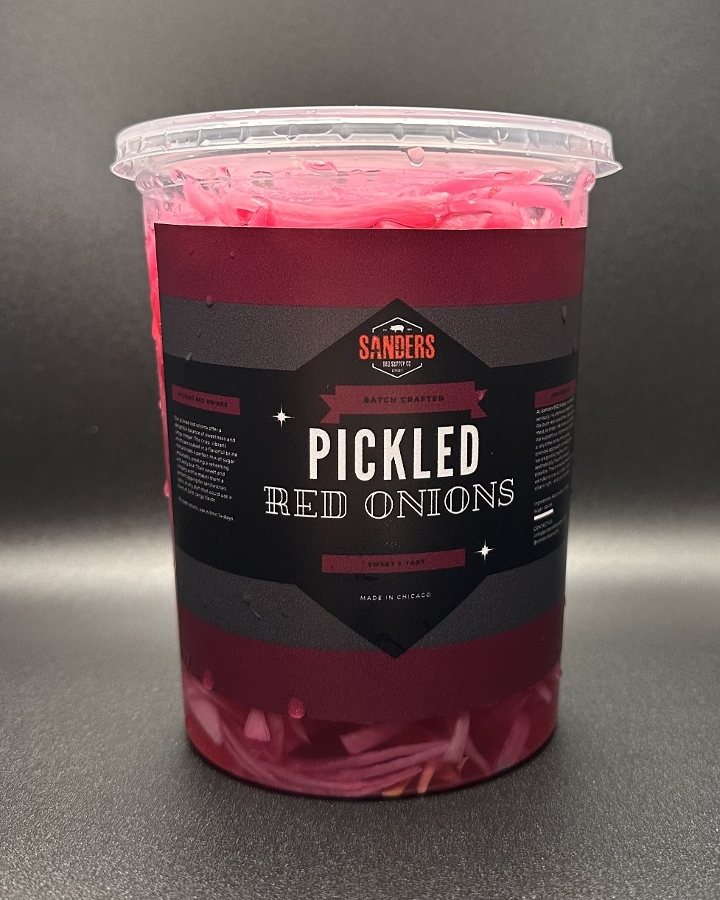 Pickled Red Onions.