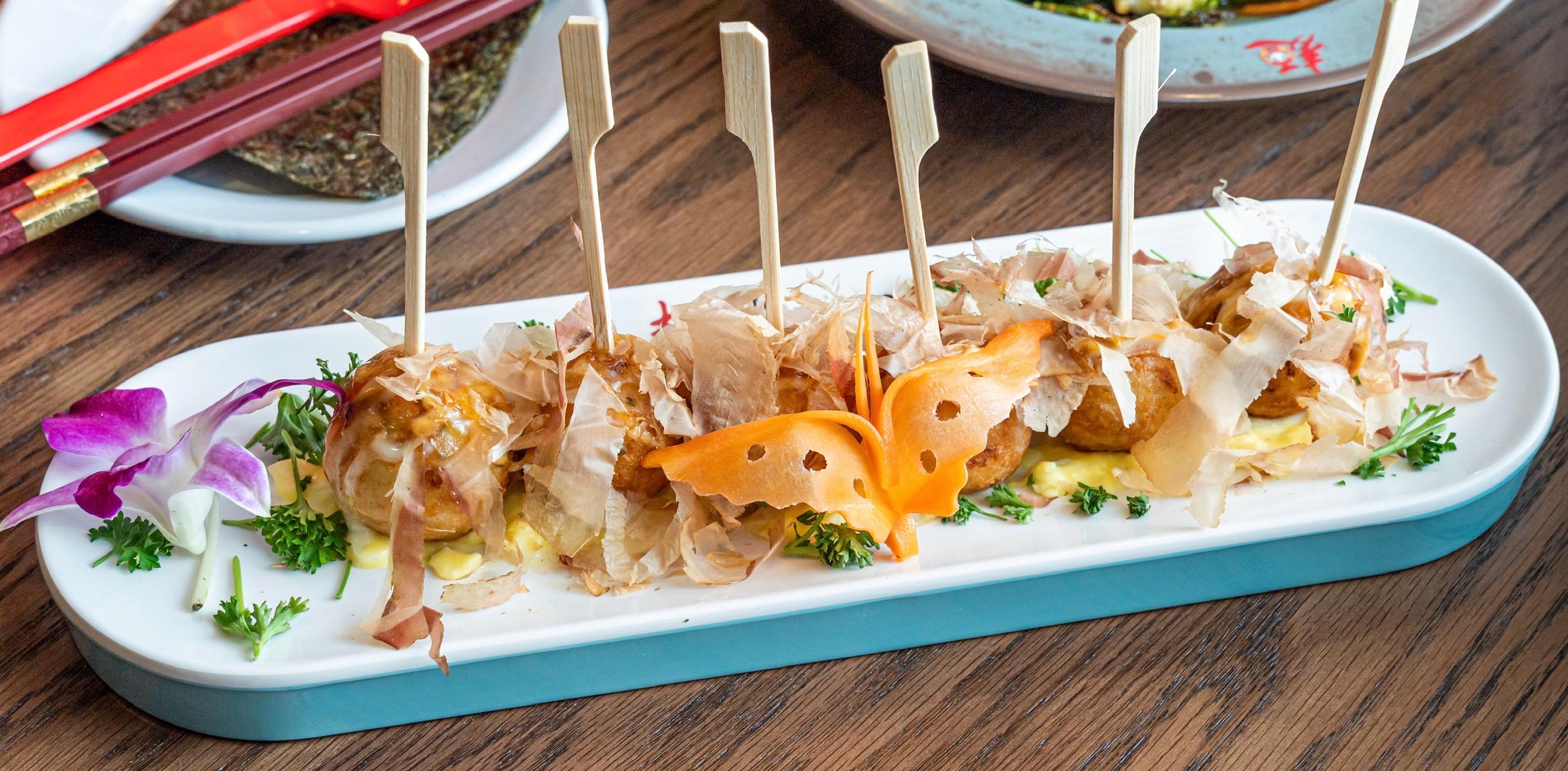 Takoyaki.
