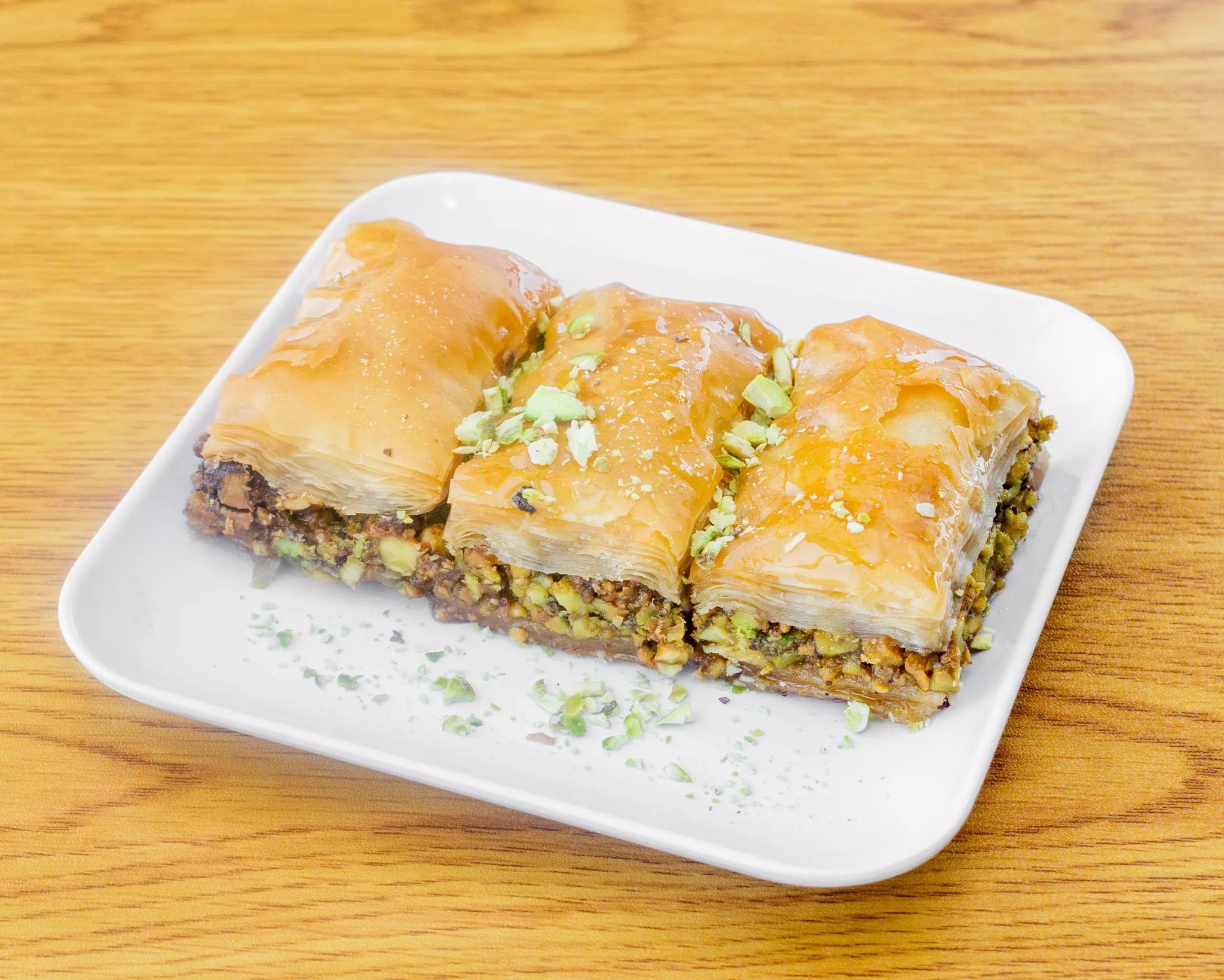 Pistachio Baklava.