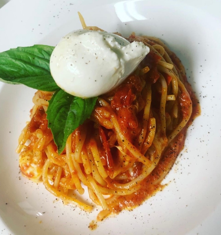 Spaghetti Burrata.