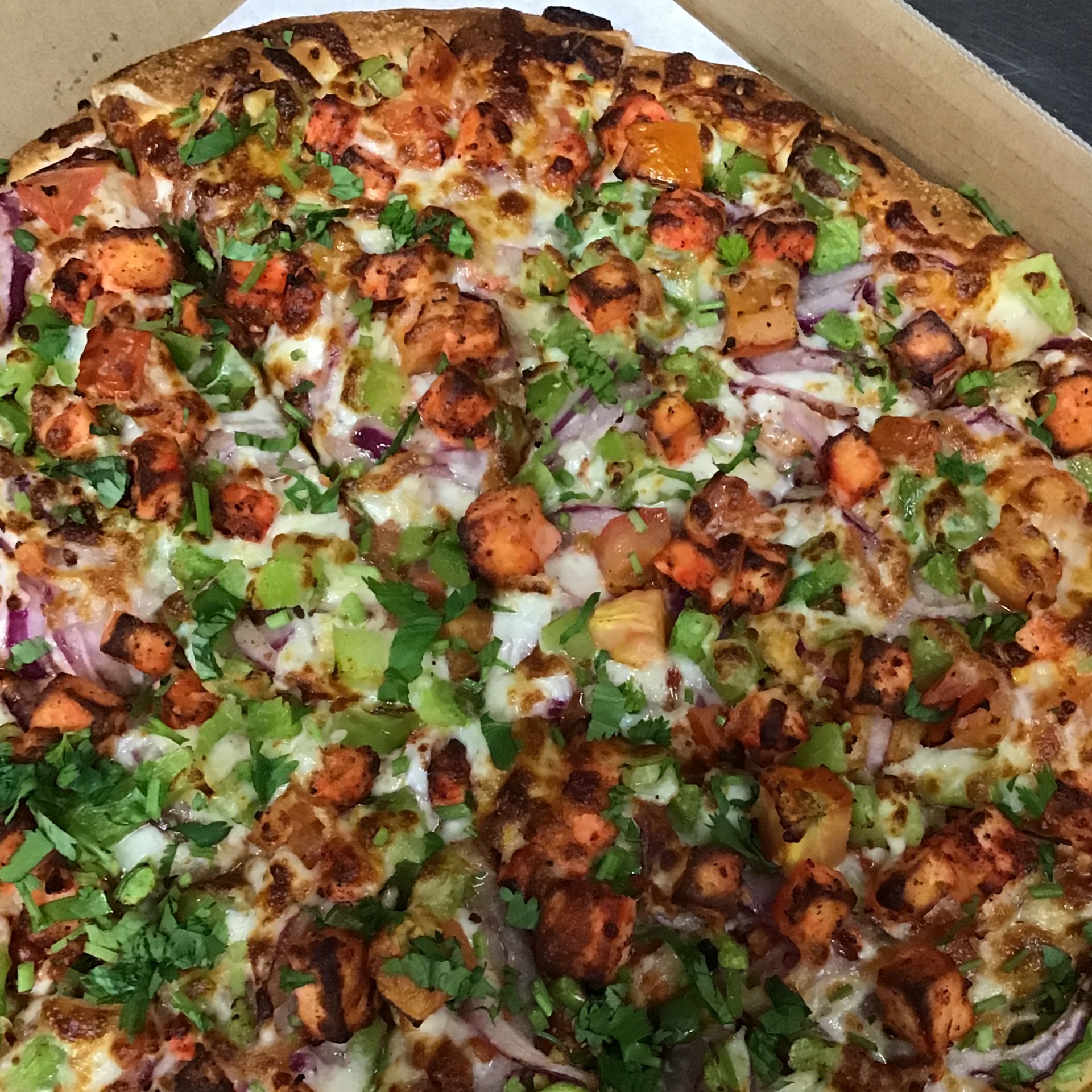 Paneer Veggie Pizza.