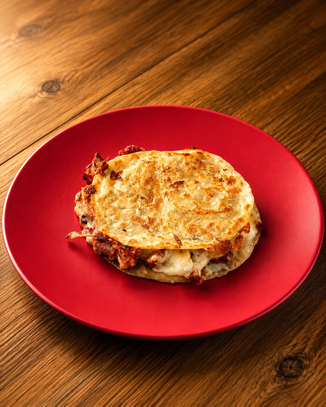 Chicken Asado Quesadilla.