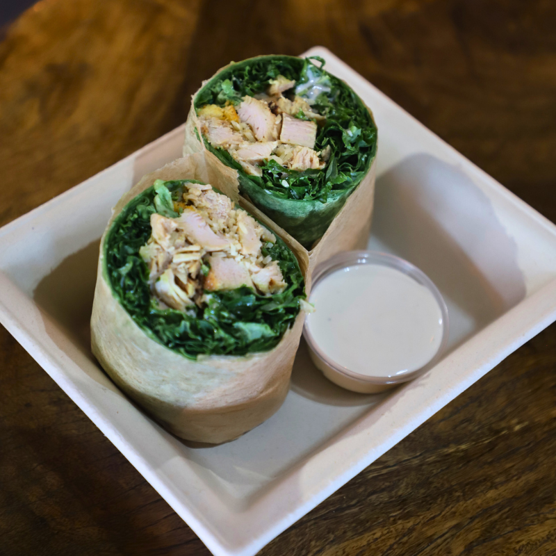 Kale Caesar Wrap.