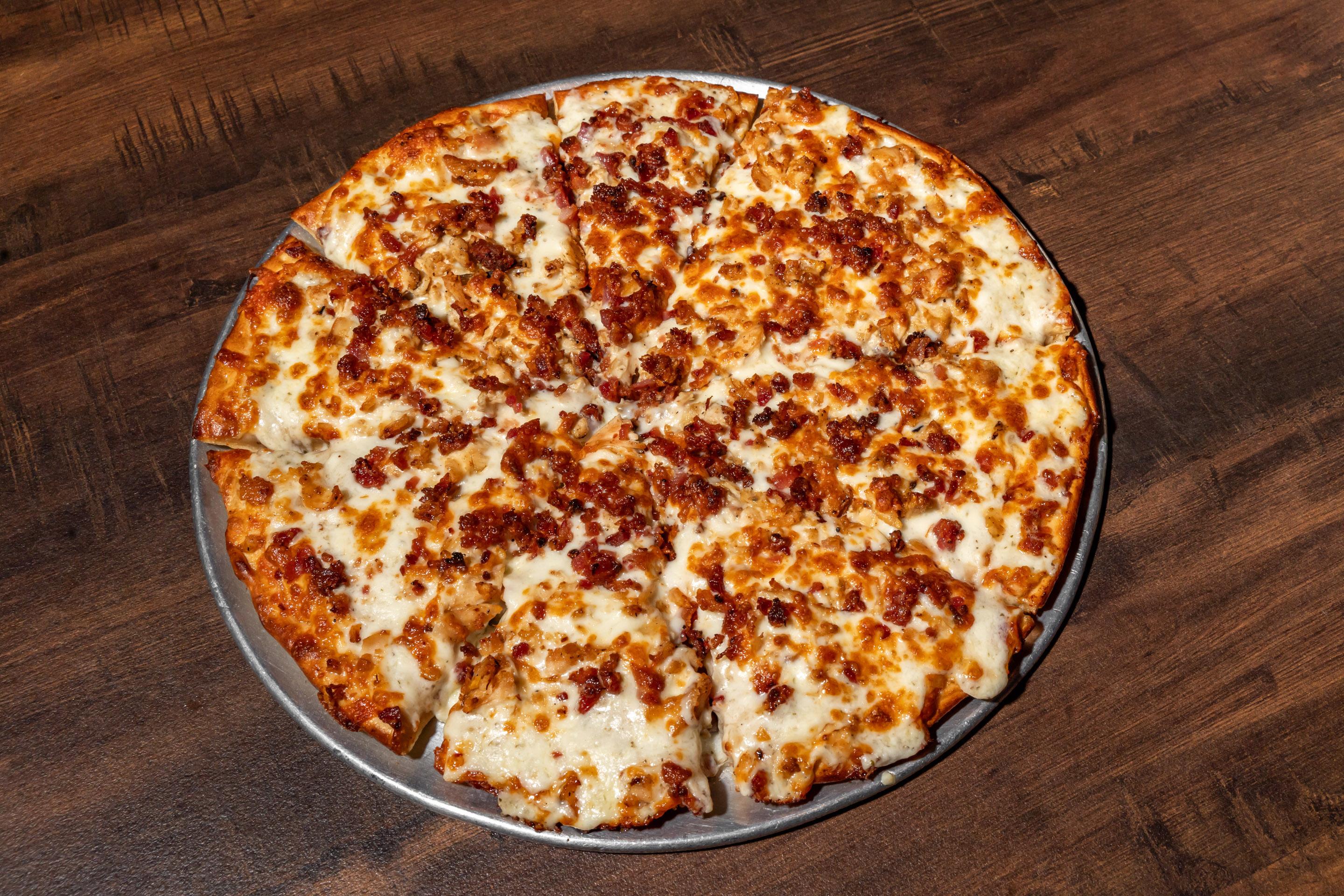 Personal White Garlic Chicken & Bacon.