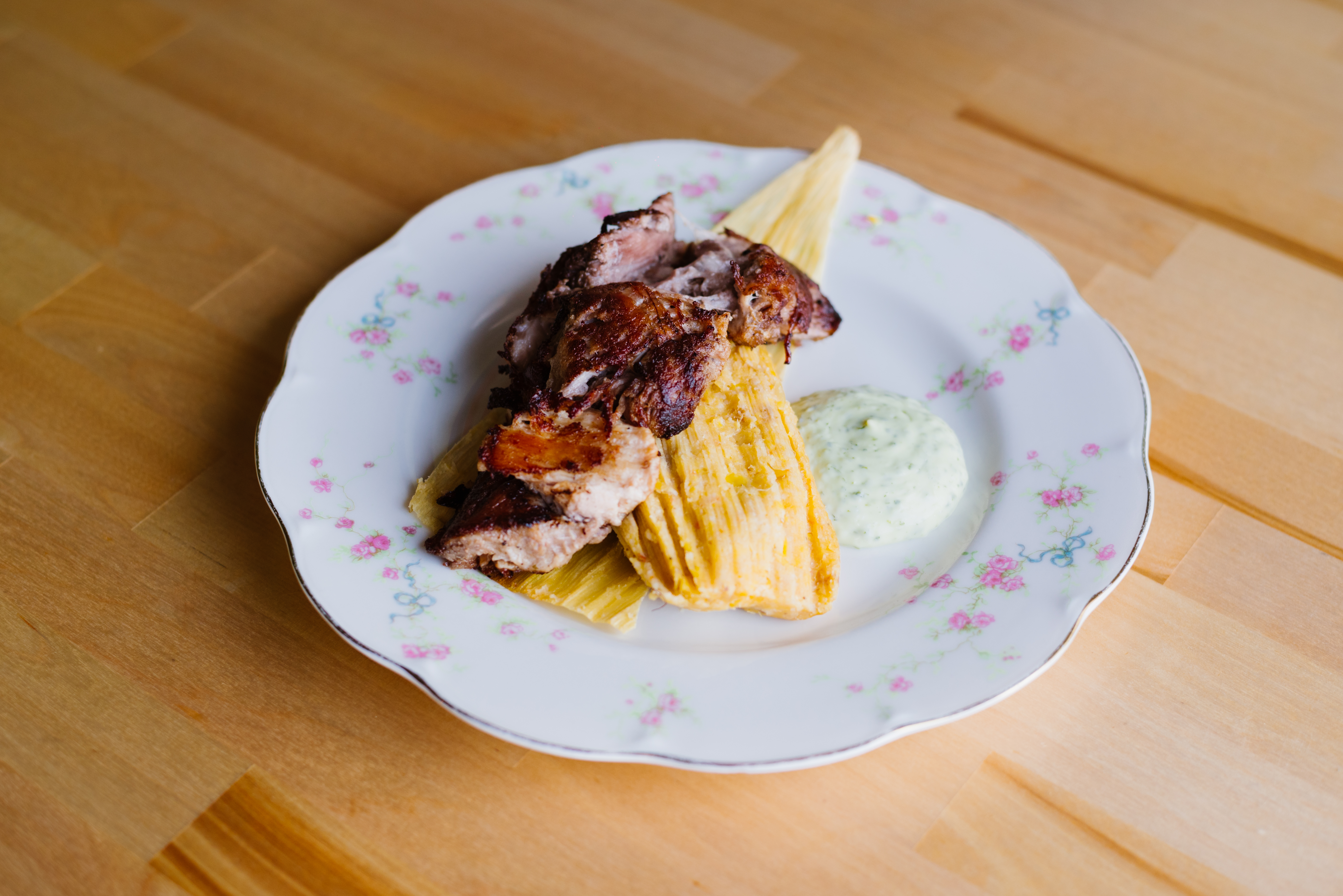Tamal con Lechon.