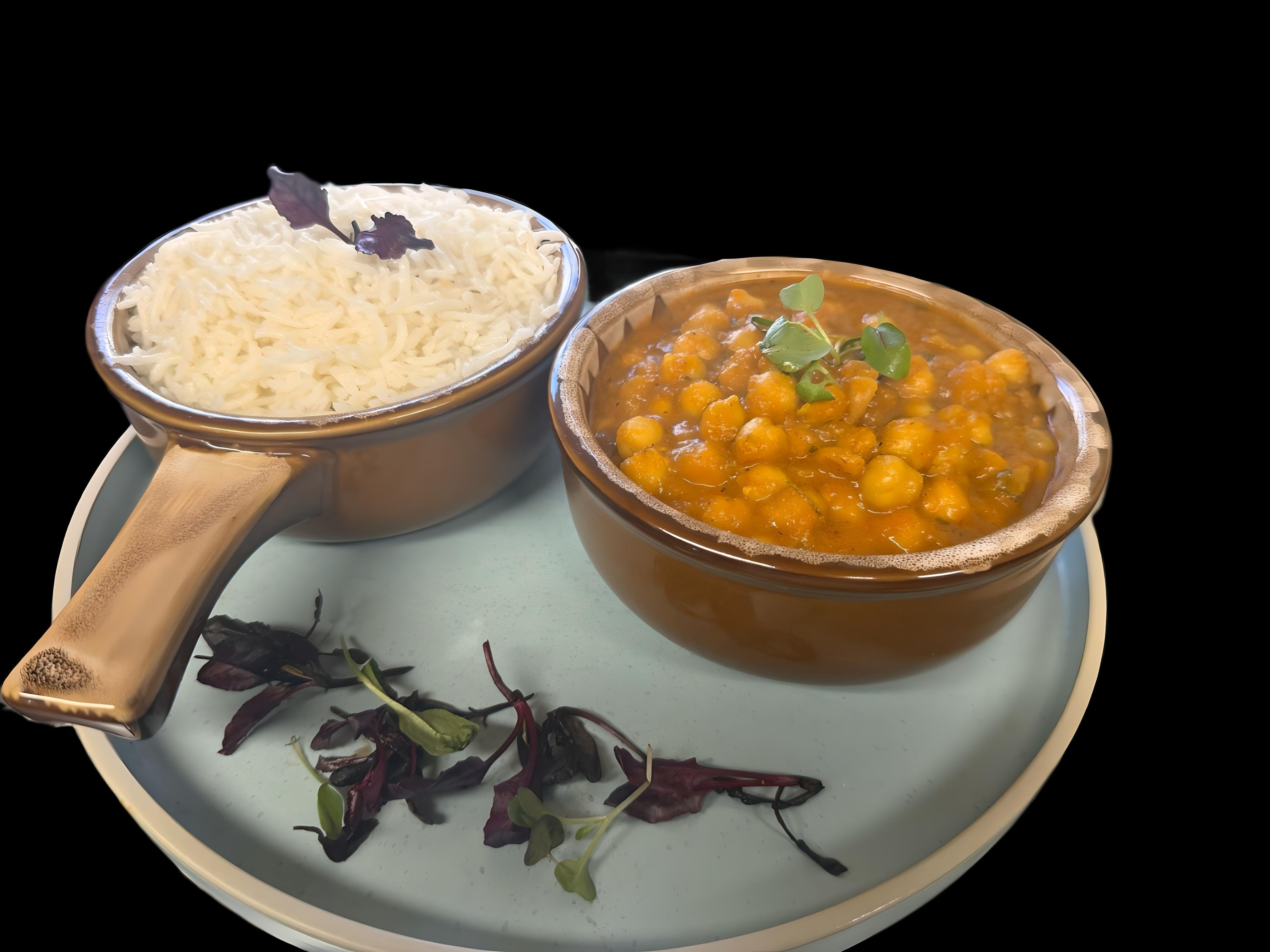 Chickpea Curry Bowl.