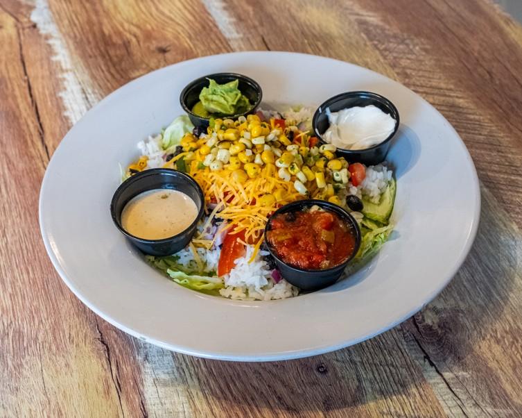 Naked Burrito Rice Bowl.