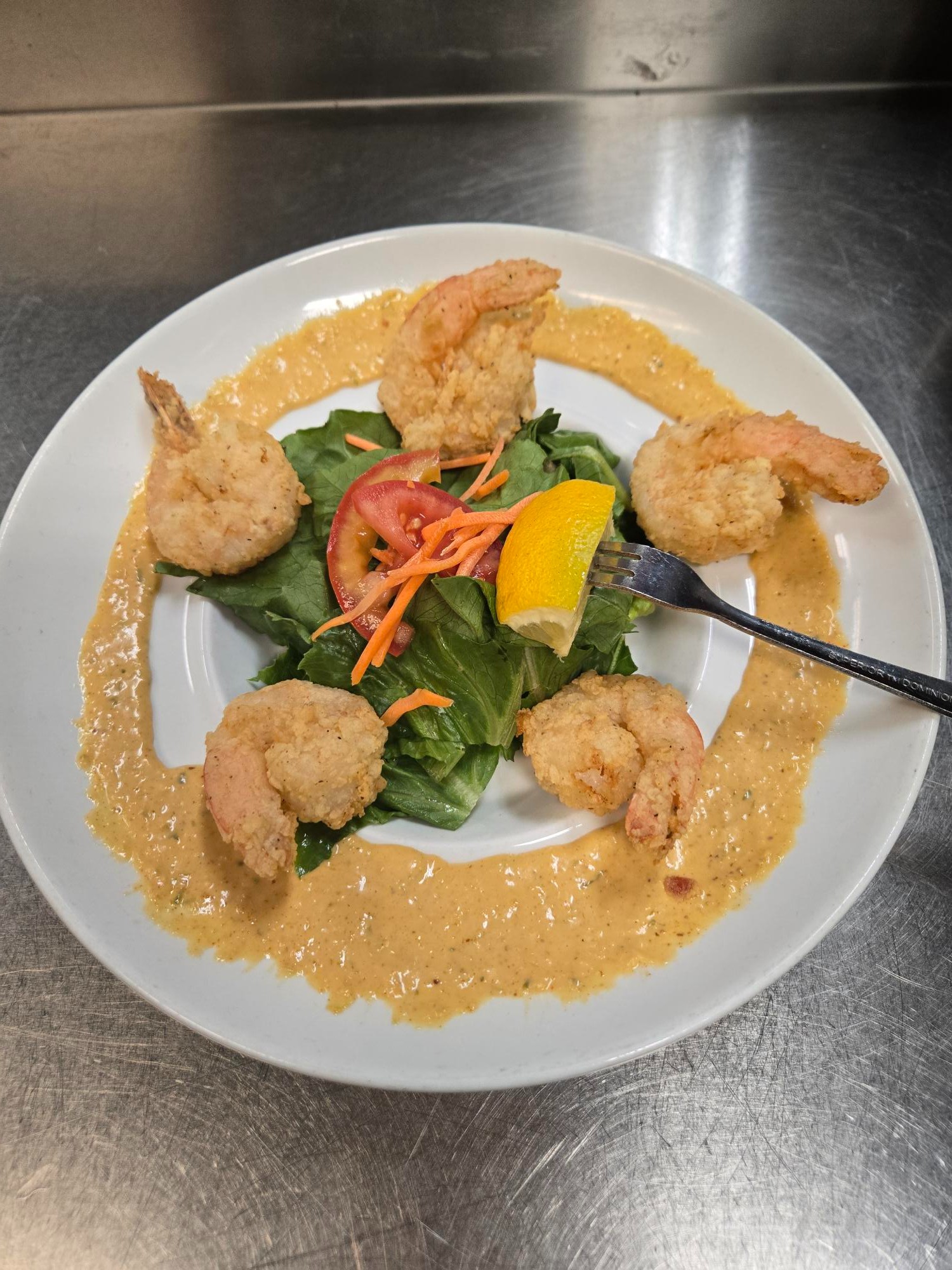 CAJUN SHRIMP COCKTAIL.