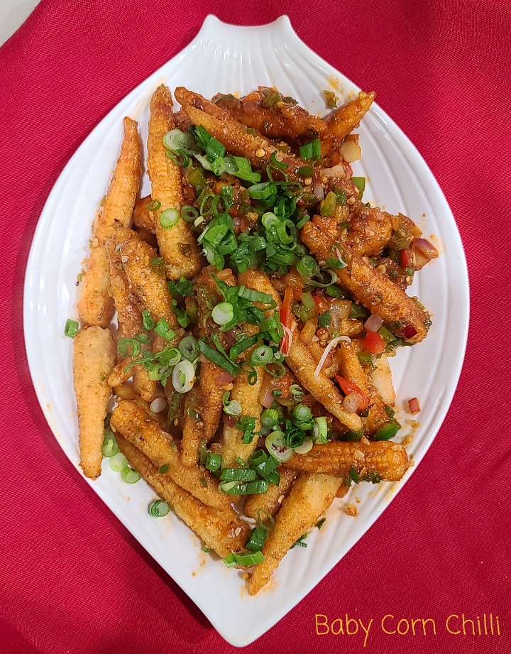 Baby Corn Chilli.