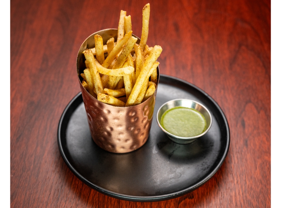 Electric Fries (Vegan) (Sauce Contains Peanuts).