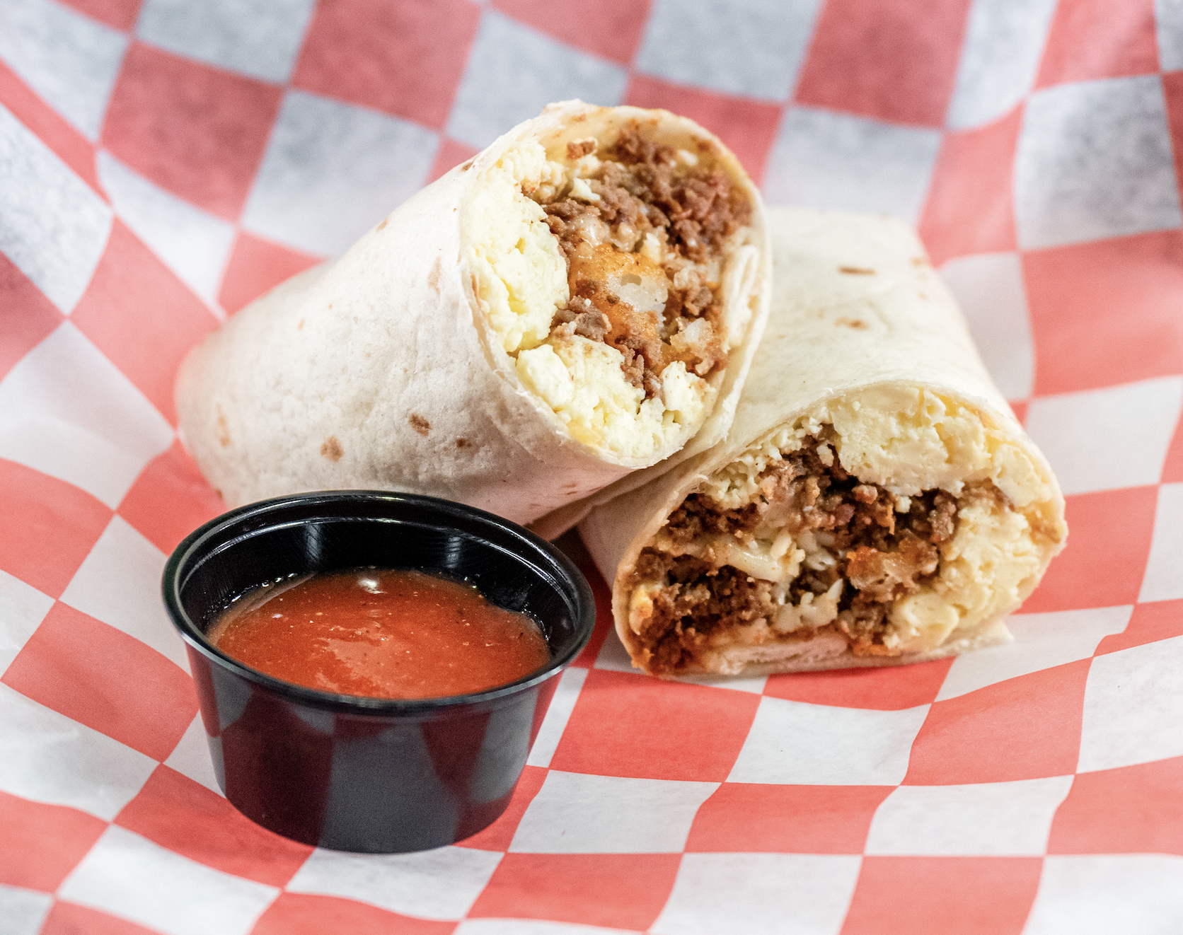 Casa Breakfast Burrito Sausage.