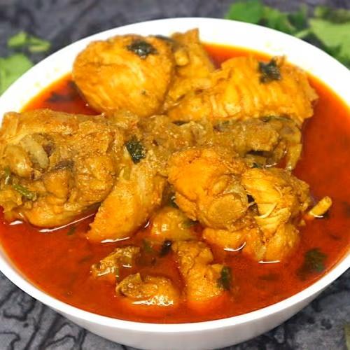 Andhra Chicken Curry.