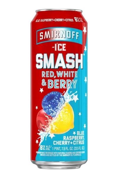 Smirnoff Ice Smash Red White & Berry 23.5oz Can.