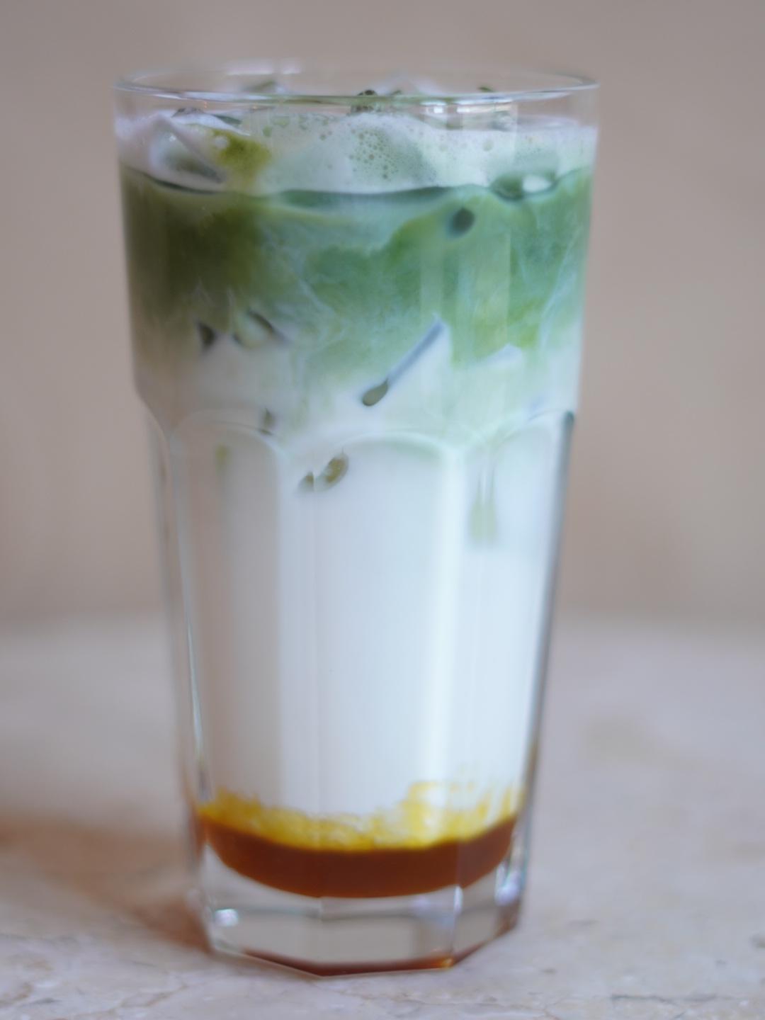 Iced Mango Matcha.