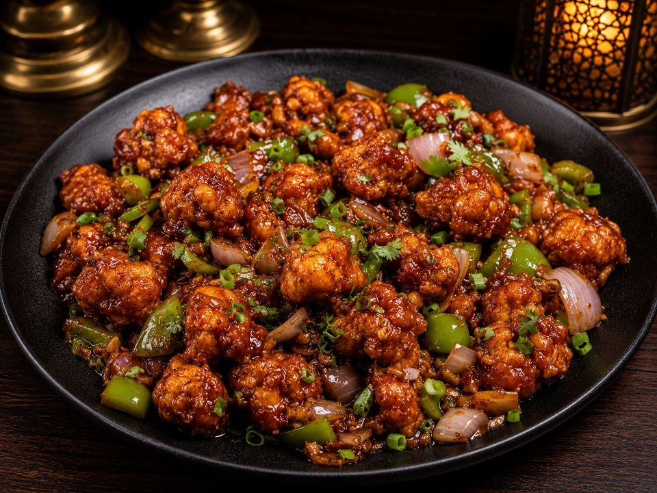Cauliflower Manchurian.
