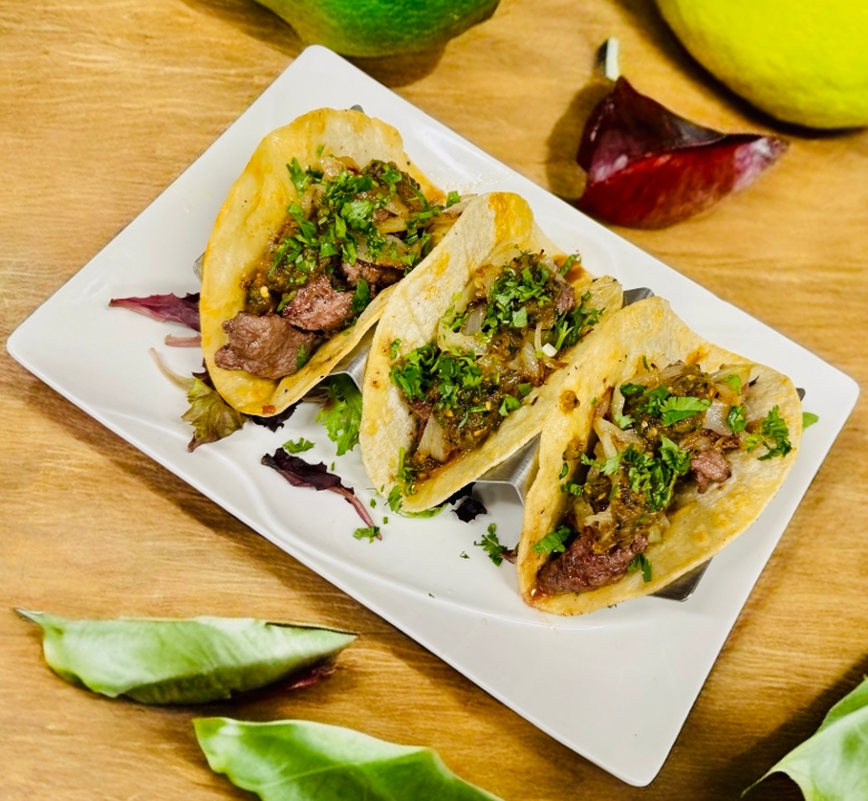 Street carnitas tacos.