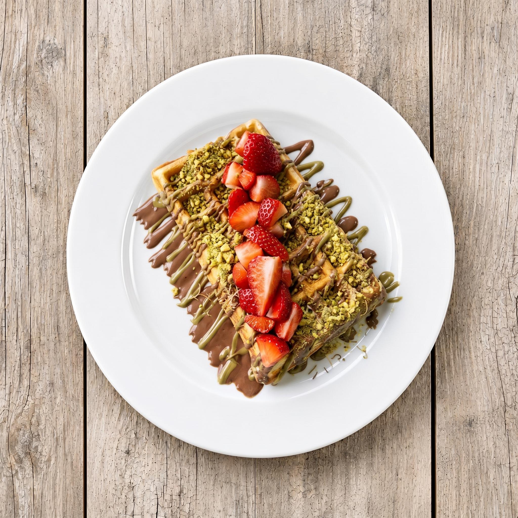 Dubai Chocolate Waffle.