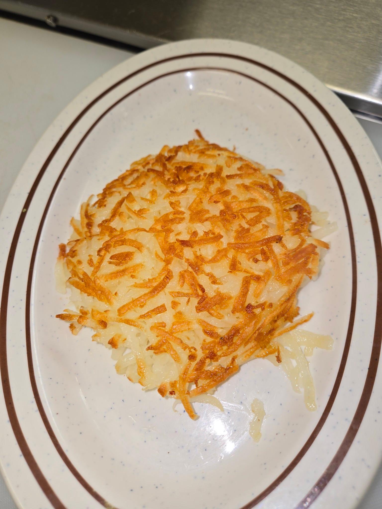 HASH BROWNS.