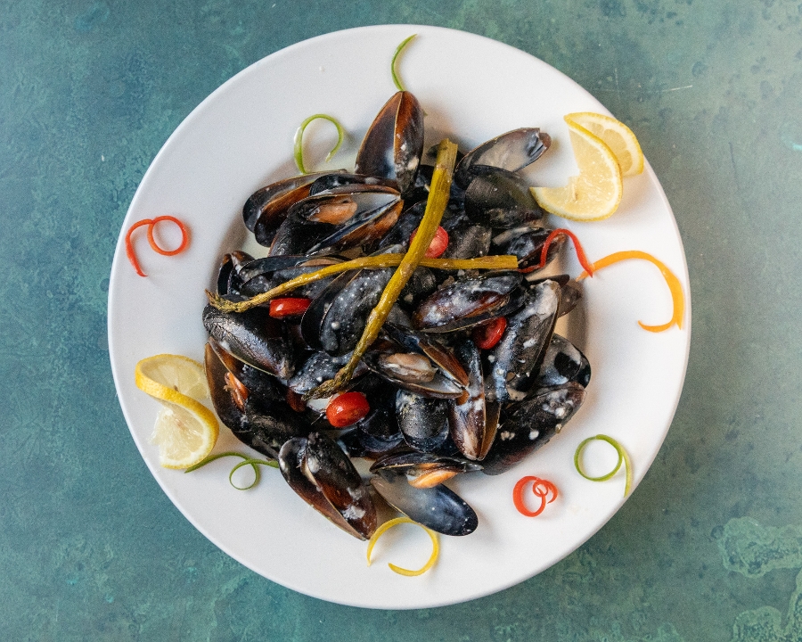Mussels.