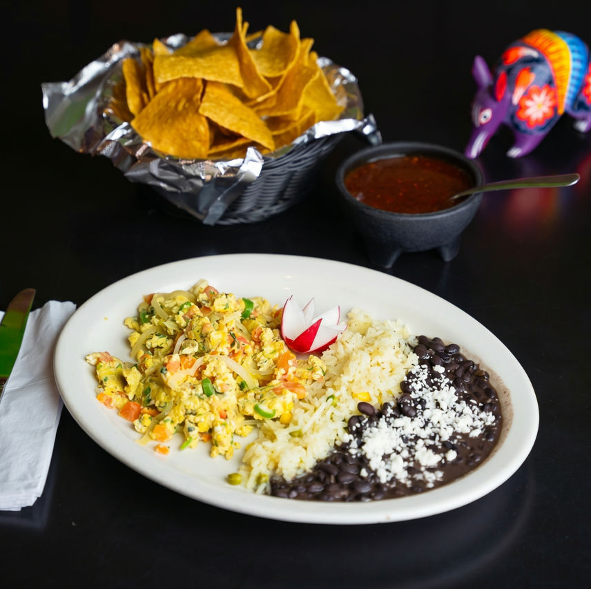 Huevos a la mexicana.