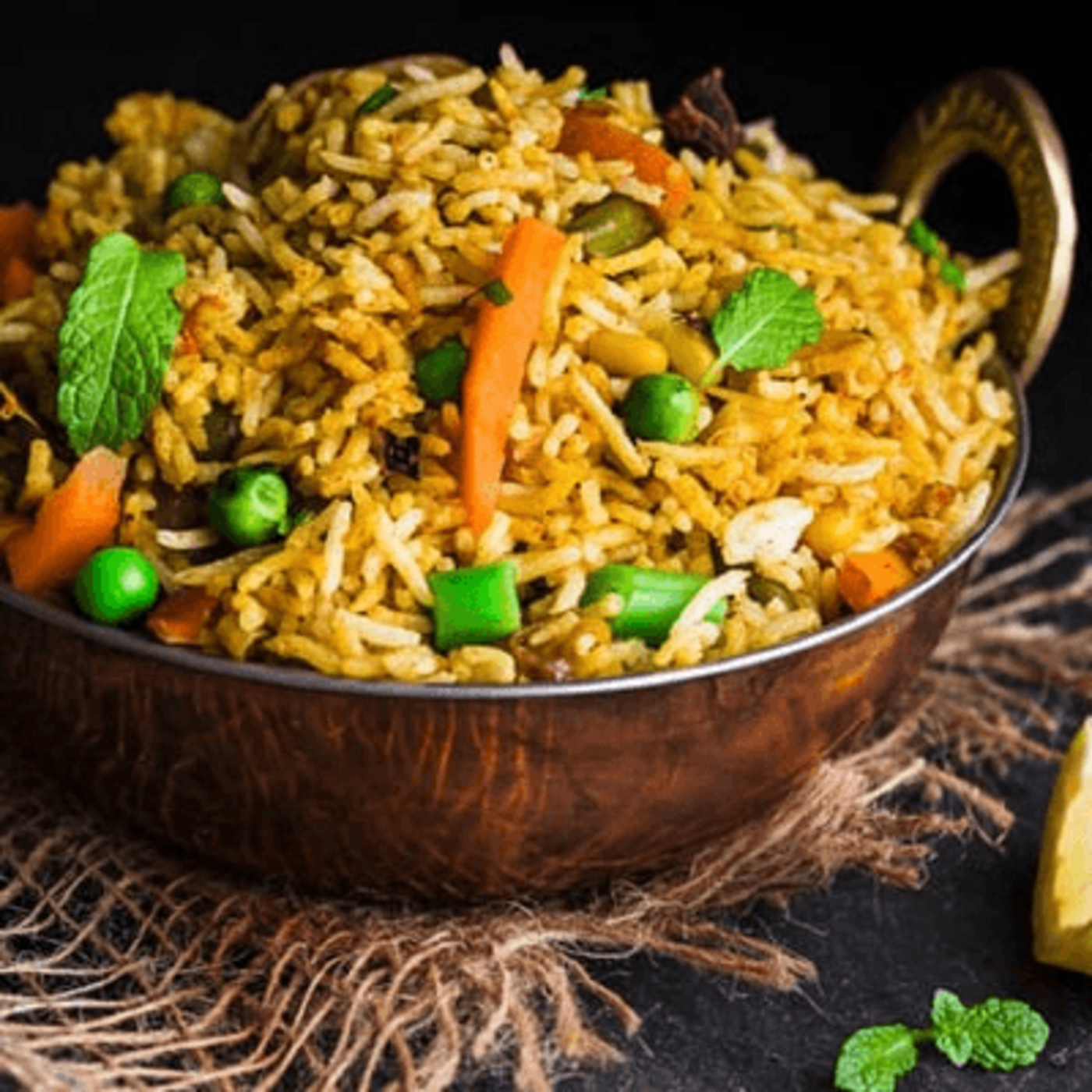 Vegetable Biryani (Curry Rice).