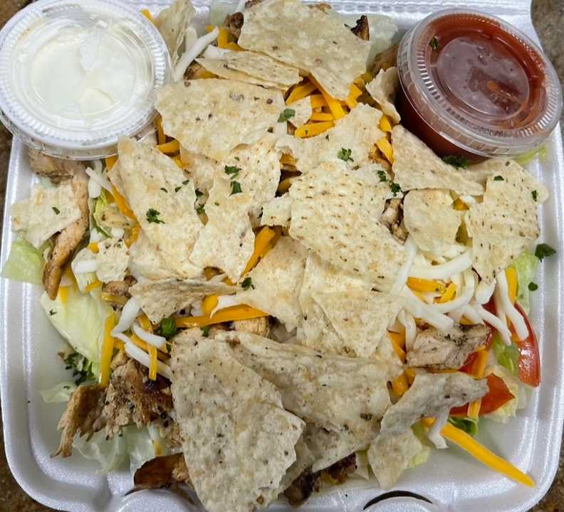Full Tray Chicken Taco Salad.