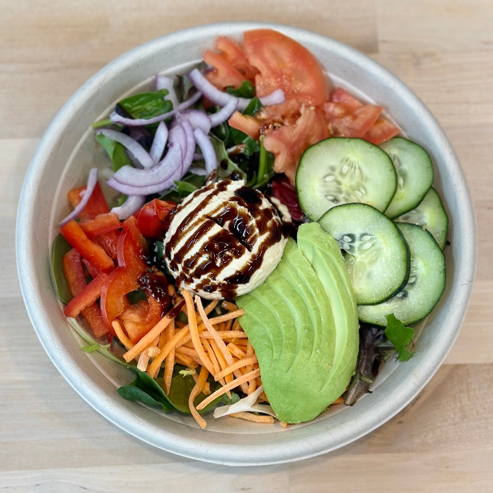 Hummus Veggie Salad.
