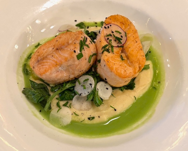 Pan Seared Salmon.
