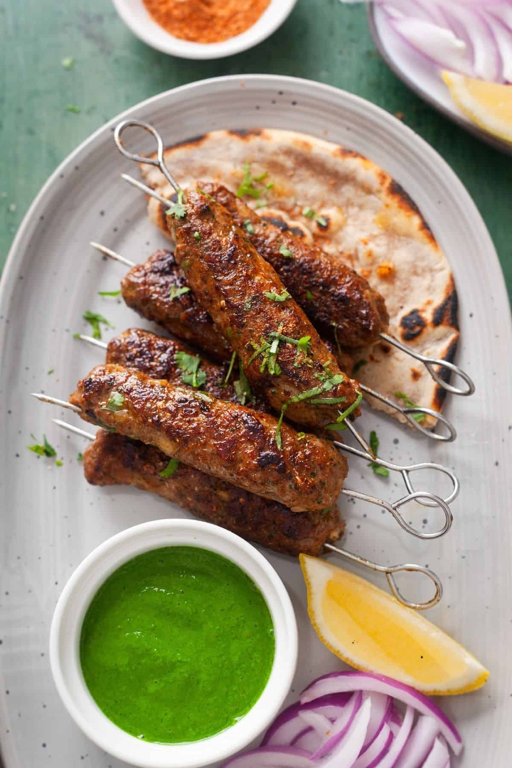 Seekh Kebab - Chicken-OR-Lamb.