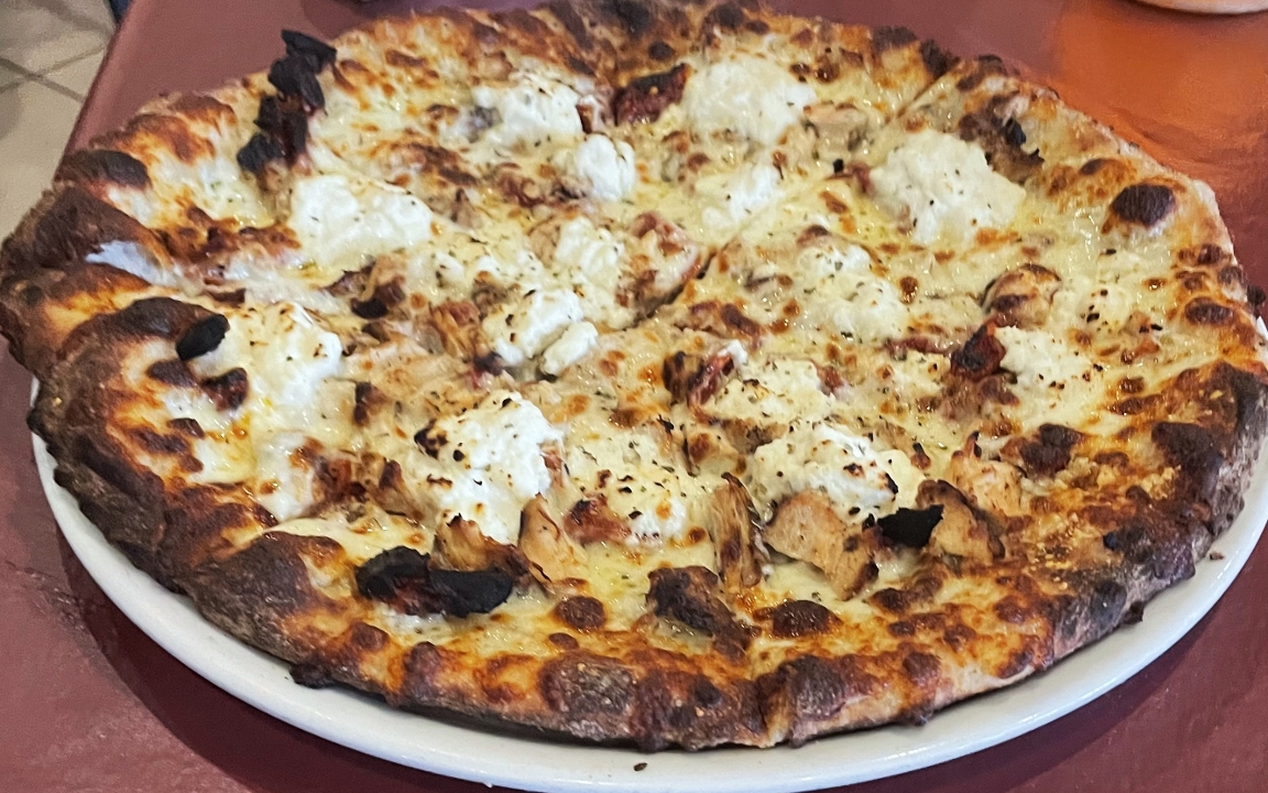 White Pie Pizza.