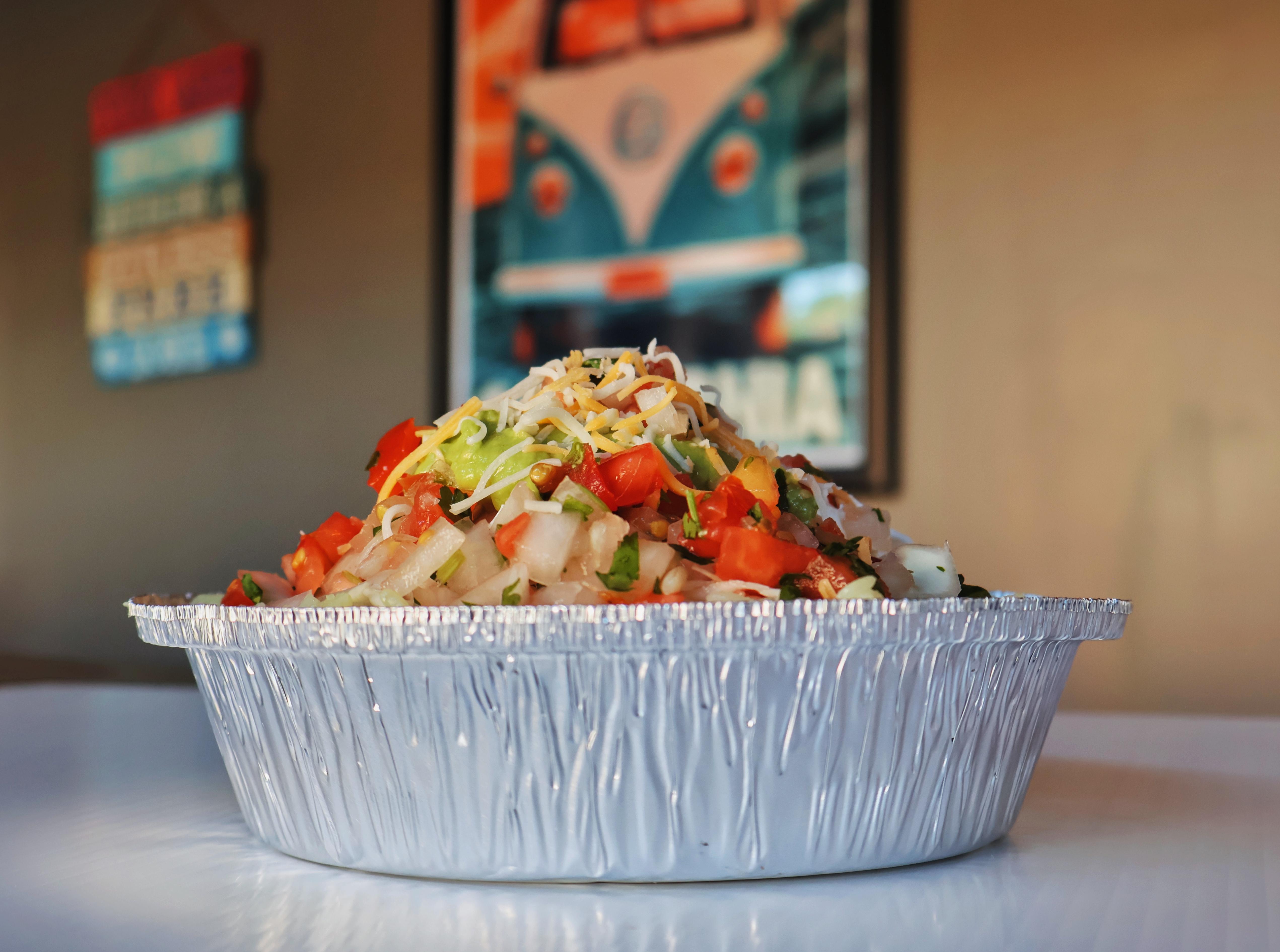 Fried Fish Rice Bowl.