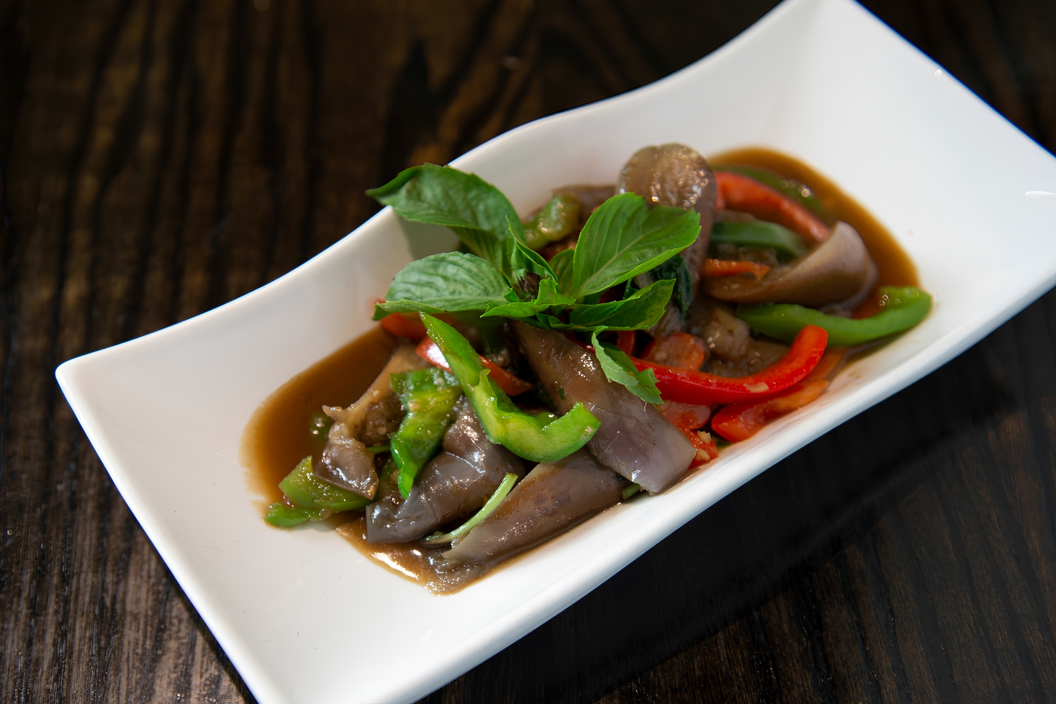 Spicy Eggplants.