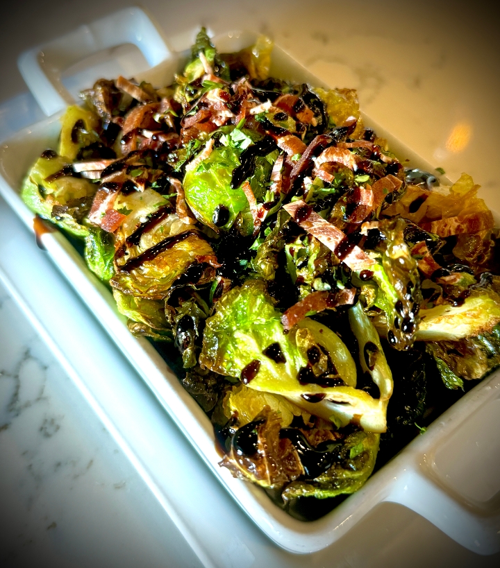 Balsamic Brussel Sprouts.
