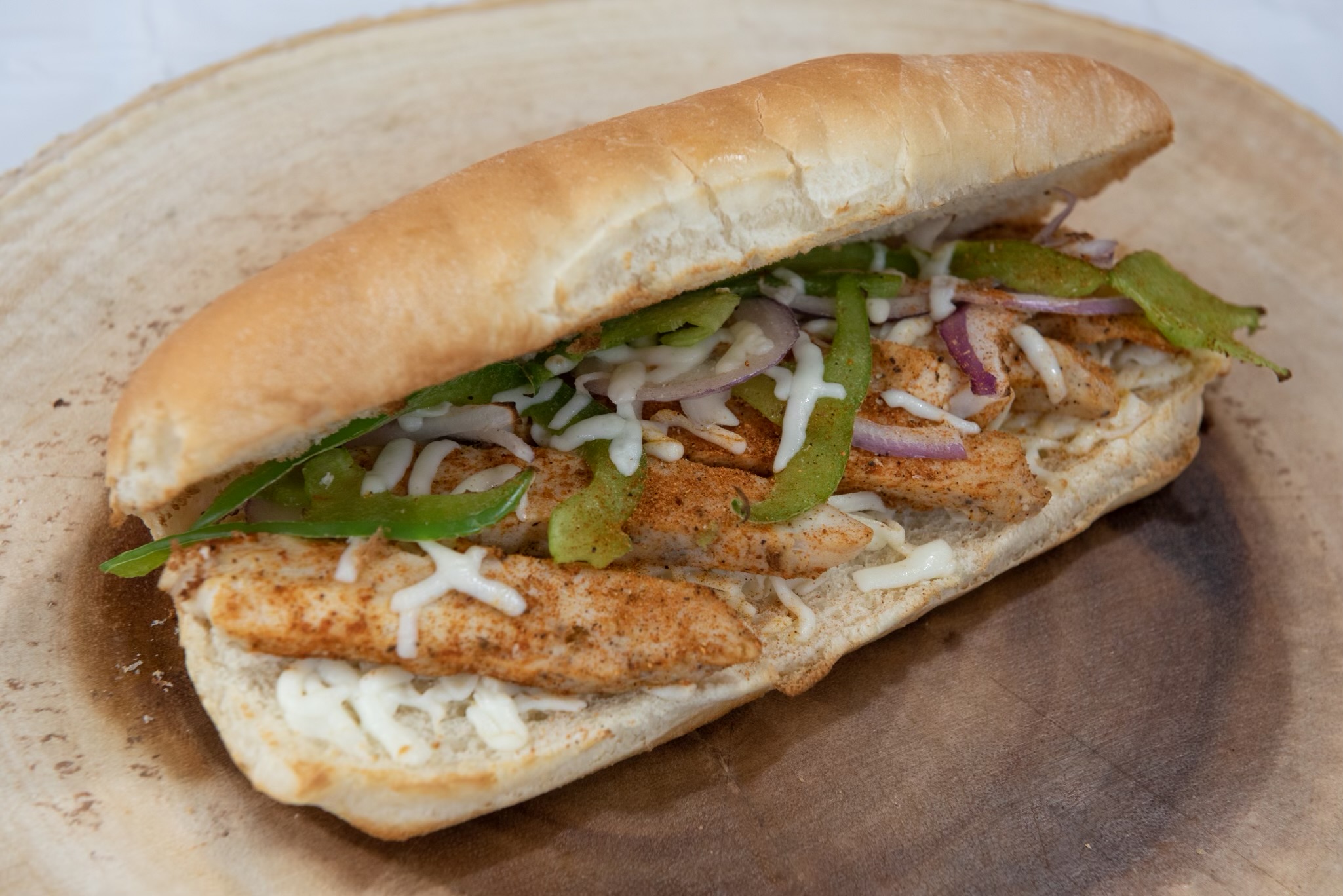 Cajun Chicken Sub.