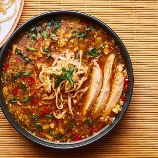 Manchow Soup Chicken.