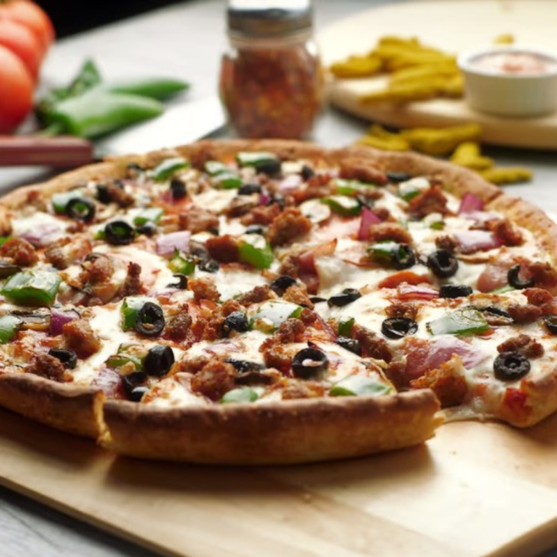 Detroit Combination Pizza.