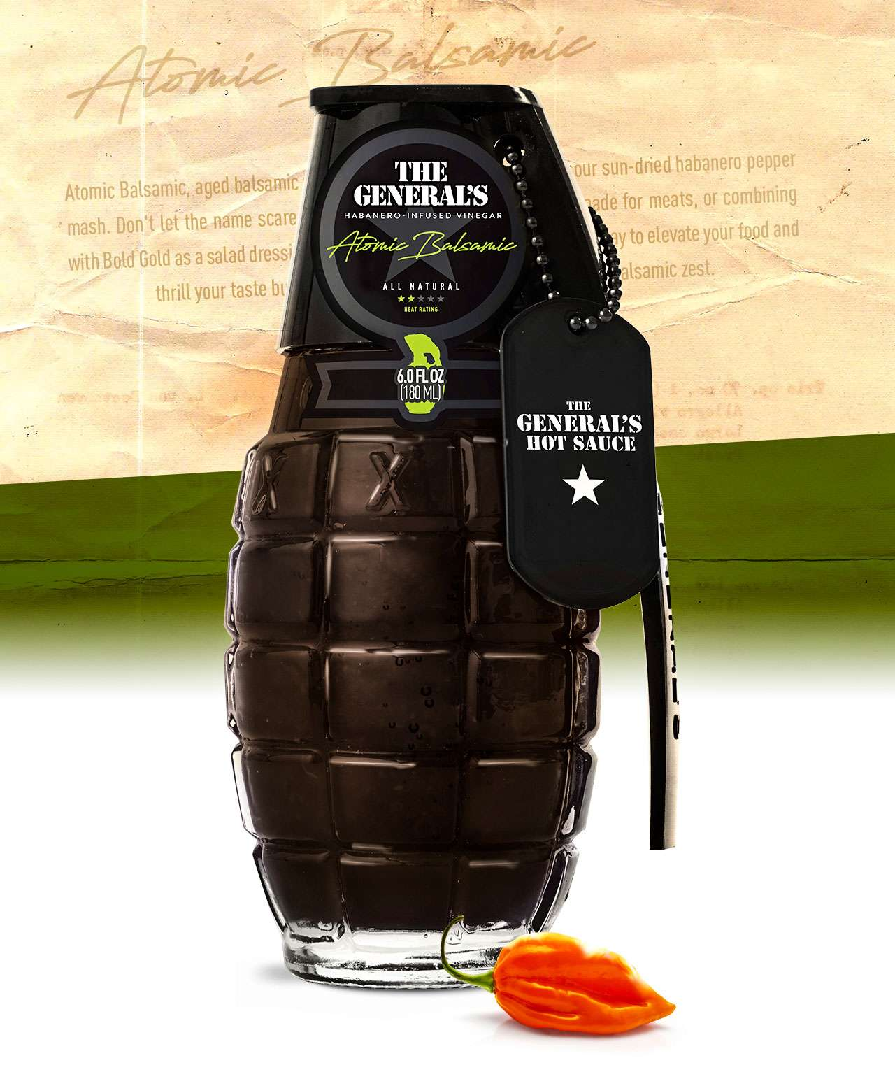 Atomic Balsamic - General's Hot Sauce.