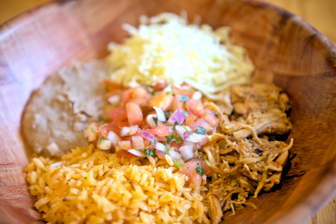 Shredded Chicken Bowl.