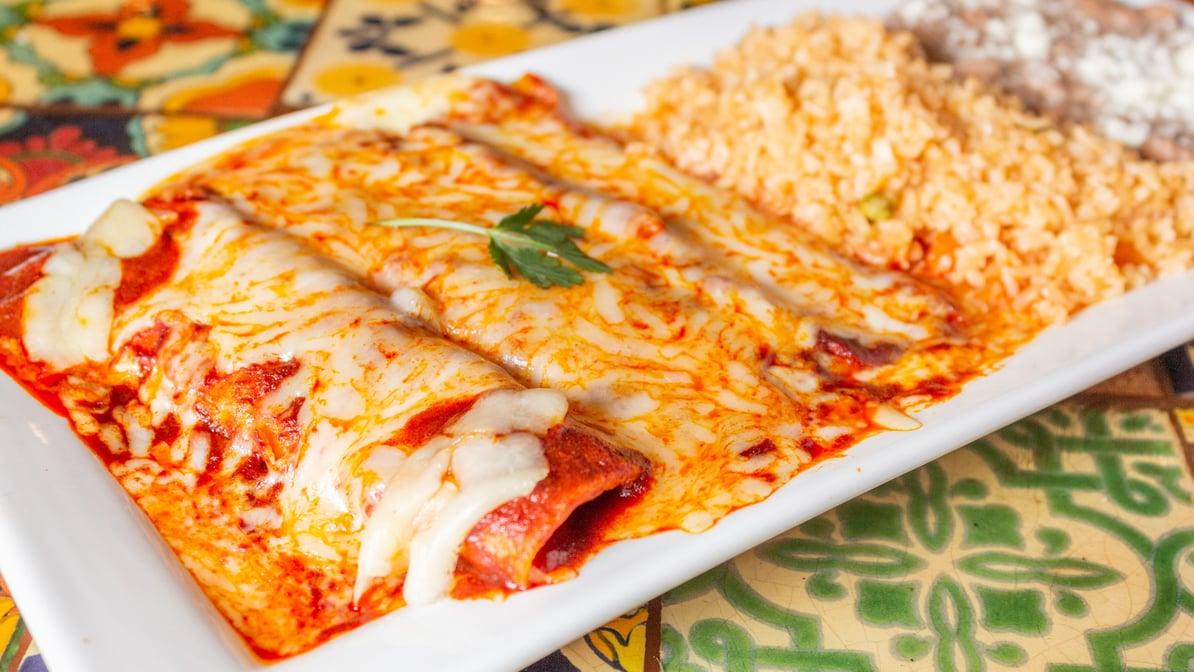 Enchiladas Suizas.